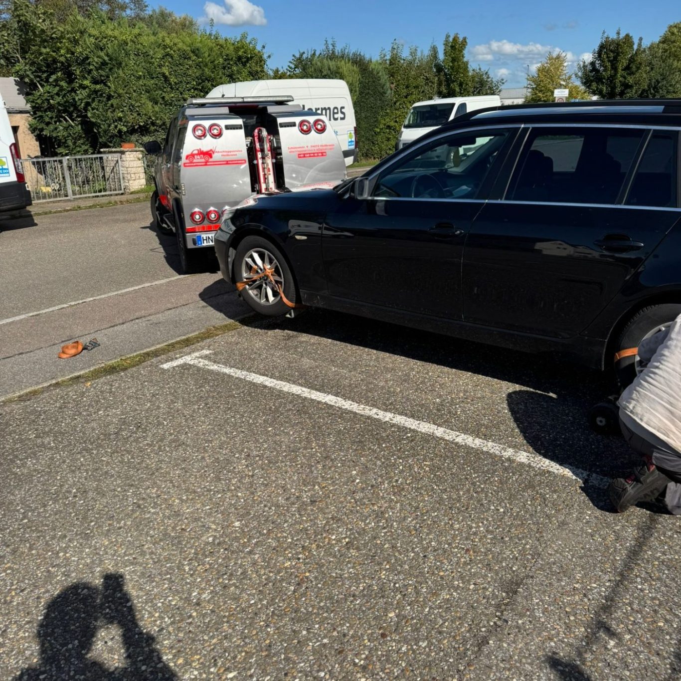 Falsch getankt Autobahn